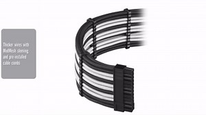 CableMod C-Series Pro ModMesh Sleeved Cable Kit for Corsair Type 5 RMX Shift (Black)