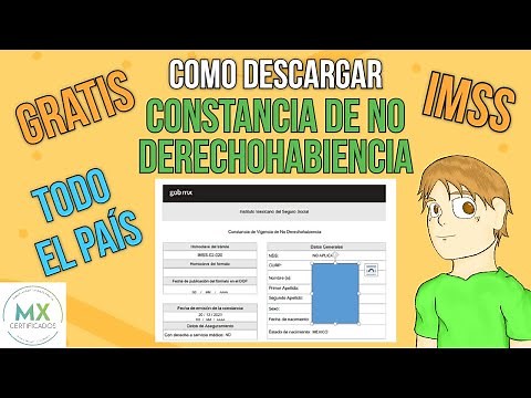AÑO 2025: DESCARGAR "CONSTANCIA DE NO DERECHOHABIENCIA" IMSS.
