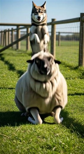 Will anyone come to save the sheep from the raging wolf attack #sheep #wildlife #rescue