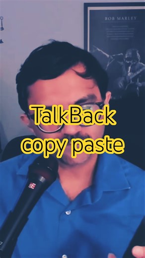 quick copy paste on #talkback
