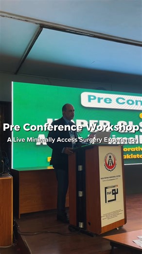 Pre-Conference Workshop on “Cutting Edge Upper GI Surgery: A Live Minimally Access Surgery Experience” successfully held at Fatima Memorial College of Medicine & Dentistry (FMHCMD). A valuable hands-on learning opportunity for surgical professionals to explore the latest innovations and techniques in minimally invasive upper GI surgery. #FMHCMD #NURFMSConference2025 #SurgeryWorkshop #MinimallyInvasiveSurgery #MedicalEducation #HealthcareInnovation | FMH College of Medicine & Dentistry