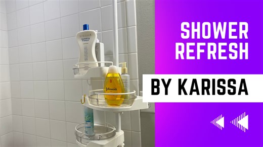 Watch This shower caddy holds all my bathroom needs on Amazon Live