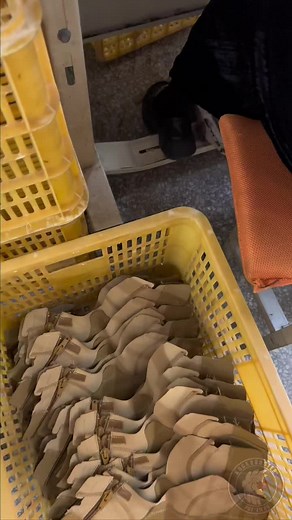 Every step in the shoe-making process is filled with the diligent effort of the workers. #rockrooster #rockroosterboots #safetyshoes #factory #workboots #men #shoes #boots