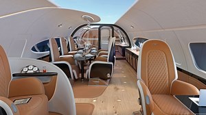 The Sky’s the Limit for New Private-Jet Interiors
