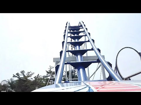 Corkscrew Front Seat POV 2023 FULL HD Cedar Point