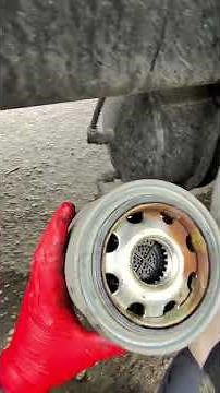 Air dryer filter replacement #diesel #mechanic #repair #shop #tools