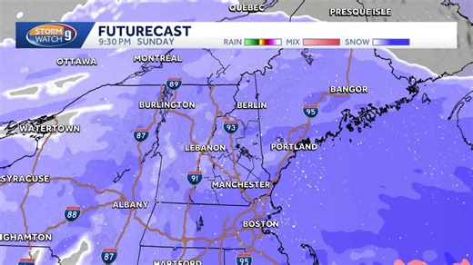New Hampshire snow timeline: Track snowstorm hour by hour