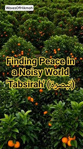 Finding Peace in a Noisy World 🌊 | Tabsirah #nasheed