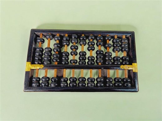 Vintage Wooden Table Abacus- Bookkeeper Gift- Mid Century Decor-classic Abacus - Etsy