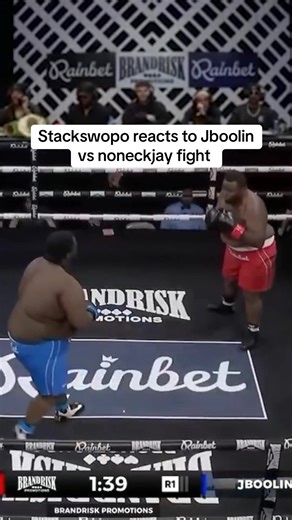 Stackswopo reacts to jboolin vs noneckjay fight on brand risk #stackswopo #brandrisk #boxing #adinross #jboolin