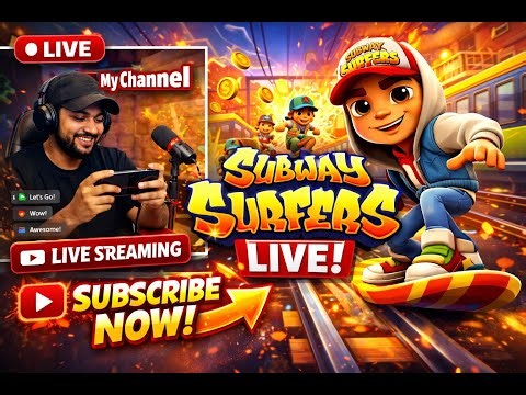 Subway Surfers ASMR 😋🧲|| #live #funnyvideo #livestream #shortsfeed #shortslive #shortsvideo #ফানি