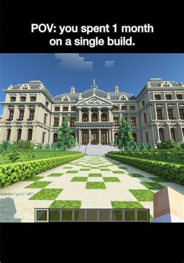 Mega chatue download link in bio!! Built with @redux & @Airtugmc #minecraft #mcpe #minecraftserver #foryou #mansion