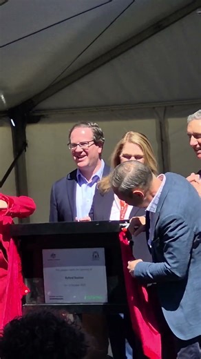 Revealing the Plaque at Metronet Byford Station #transperth #metronet #train #moderntransit
