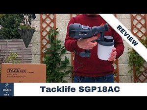 Tacklife SGP18AC 500W Electric Paint Sprayer - Unboxing, Review and Test