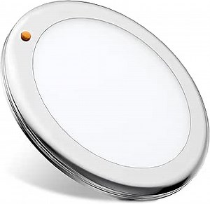 Nilight 2pcs RV Interior Lights 12V-24V LED Ceiling Light Fixture with ON Off Switch Inside Lighting Natural White 4000-4500K for Car RVs Trailer Camper Boat