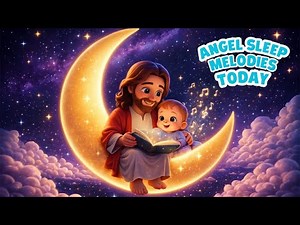 Moon, Stars and Jesus🎵 | Soft Christian Lullaby for Kids, Peaceful Sleep Music for Toddlers👶