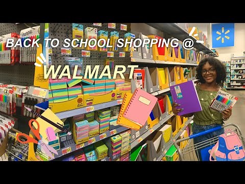 BACK TO SCHOOL SHOPPING 2024 *highschool edition* @ Walmart