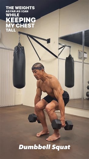 Bill Maeda on Instagram: "The Ultimate Dumbbell Exercise - age 57, December 1, 2025 ⚠️CAUTION: THIS VIDEO IS FOR ENTERTAINMENT PURPOSES ONLY. THE ACTION(S) SHOWN CAN BE DANGEROUS OR FATAL. PLEASE VIEW WITH DISCRETION. If you only have two dumbbells and you want to strengthen and grow the most muscle and bone while also hardening your grip and your feet, then do this exercise. The dumbbell squat is great for beginners because it resembles many of the activities a person does in daily life, so pra