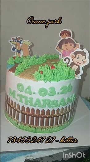 Dora theme cake, homemade cakes