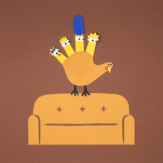 92K views · 2.1K reactions | Homer should be thankful he landed on the couch. Happy Thanksgiving from The Simpsons! | The Simpsons | Facebook