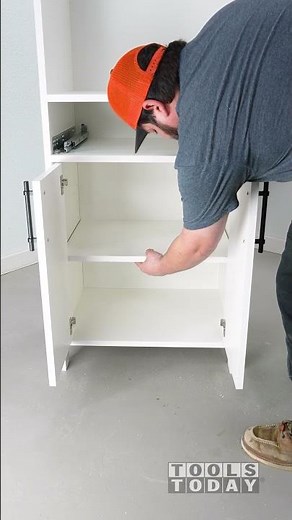 Finishing Melamine Cabinet