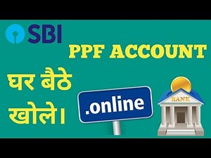 How to open Sbi ppf account online ! Public Provident Fund !