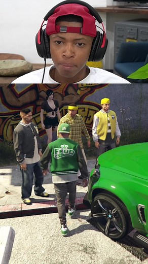 Franklin stops gang hurting Tracey #gta #gta5 #gaming