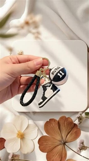 Kyrie-Inspired Basketball Sneaker Keychain