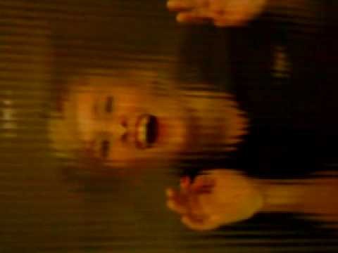 Face pressed against glass