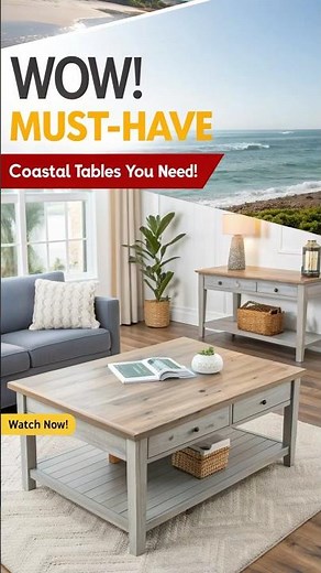 Coastal Coffee Table Ideas 2025 🌊 | Must-Have Beachy Coffee Table Ideas for Your Home!