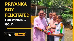 18K views · 1.1K reactions | Priyanka Roy felicitated for winning gold in National Kick Boxing Championship | Siliguri Times | Facebook
