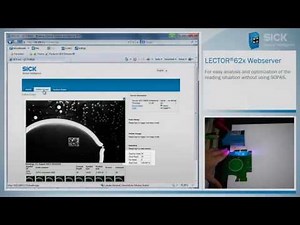 Tutorial LECTOR®62x: web server | SICK AG