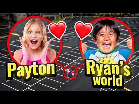 DRONE CATCHES RYAN'S WORLD AND PAYTON DELU FROM NINJA KIDZ TV TOGETHER IN REAL LIFE! *THERE DATING*