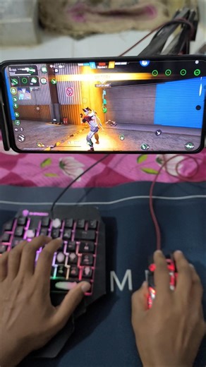 How to play free fire with keyboard mouse in mobile | ⌨️ 🖱📱 full setup without app no activation