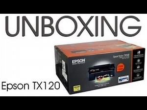 UNBOXING PRINTER EPSON STYLUS TX120