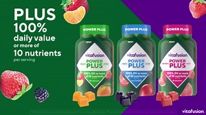 vitafusion Power Plus Women’s Multivitamin Gummies, 100% Daily Value or More of 10 Nutrients, Helps Support Nerve, Energy Metabolism, Bone & Immune Health, Strawberry & Watermelon Flavor, 90 Count