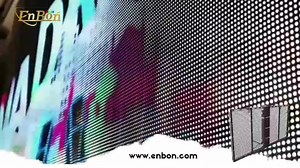 𝗘𝗡𝗕𝗢𝗡 𝗟𝗘𝗗 G Series Transparent Led Display 𝗔𝘃𝗮𝗶𝗹𝗮𝗯𝗹𝗲 𝗣𝗶𝘅𝗲𝗹 P2.6mm, P3.9mm, P7.8mm & P10mm Mainly used for indoor and outdoor fixed installation. Single-sided and double - sided display The cabinet is light in weight. Easy to install Transparent led screen, simple structure, aluminum profile structure and transparent PC panel Product Advantages : 1. Transparent screen, bright, colorful ultra-high refresh rate, Symphony, attracting attention 2. The transparent screen can be i