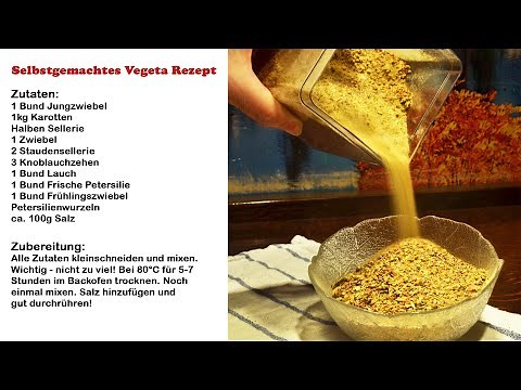 VEGETA selber machen | Vegeta Gewürz Rezept | Domaca Vegeta recept