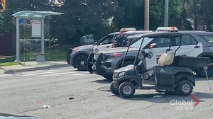 Man seriously injured in golf cart collision