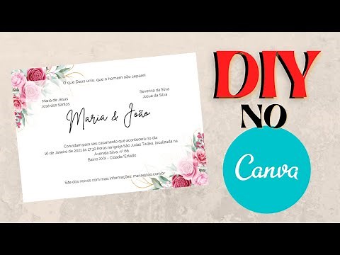 COMO FAZER CONVITE NO CANVA