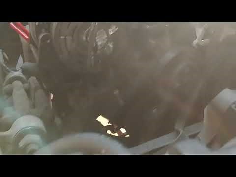 C4 corvette. AC compressor removal pt 1