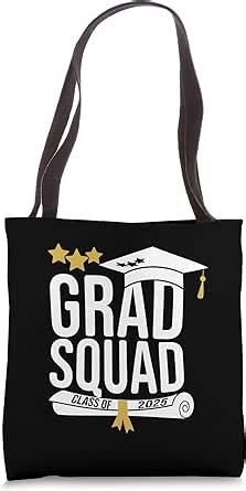 Amazon.com: Grad Squad Class of 2025 Senior 2025 Bolsa de mano familiar a juego, Blanco : Ropa, Zapatos y Joyería