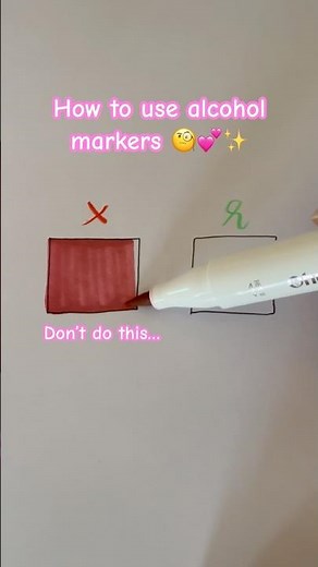 How to color with alcohol markers🖌️ #art #alcoholmarkers #coloring