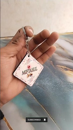 ✨ Personalized Sublimation Keychain | Custom Photo Keychain Printing Tutorial |Best Gift Idea 2025 ✨