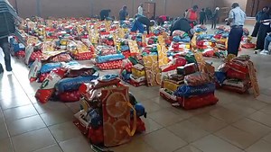 The elderly gathered at the Braamfischerville Multipurpose Centre, to receive food parcels donated by the Black Coffee Foundation, as part of the foundation Christmas campaign. This initiative see's the distribution of 100 food parcels to families in need within the Braamfischerville community, reinforcing commitment to supporting underprivileged households during the festive season. Video: Itumeleng English/ Independent Newspapers | Pretoria News