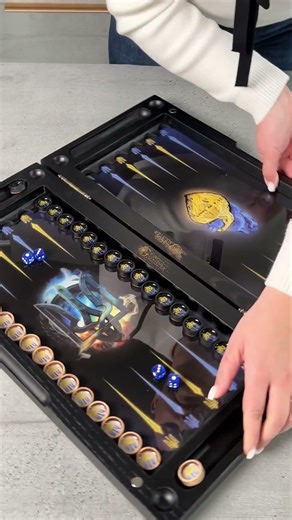 This Patriotic Game Set Is Stunning 🇺🇦 #craftsmanship #backgammon