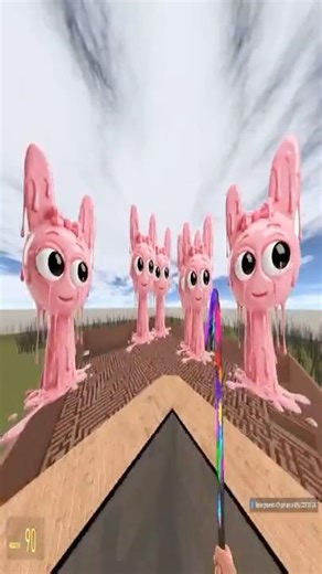 Sprunk Pinki phase Melted in labyrinth Nextbot Gmod
