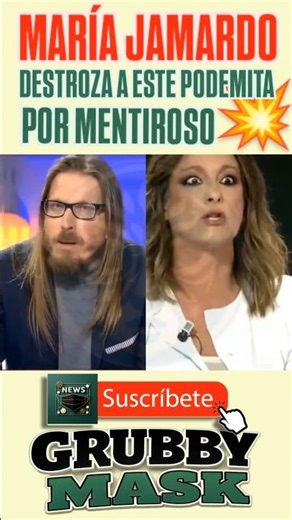 MARÍA JAMARDO destroza este PODEMITA por MENTIR sin ESCRÚPULOS en TELEVISIÓN 💥