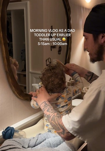Dad's Morning Vlog: Toddler Wakes Up at 5:15 AM!