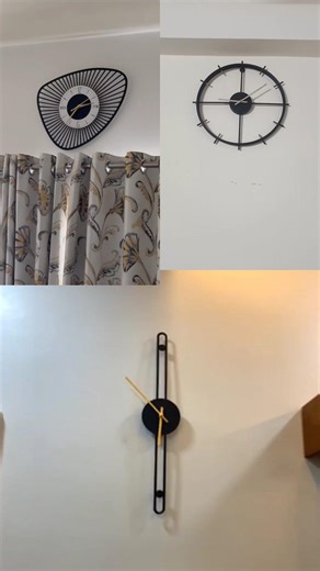 different wall clock design | creative wall clock design ideas #shorts #clock #wallpaper #short #box